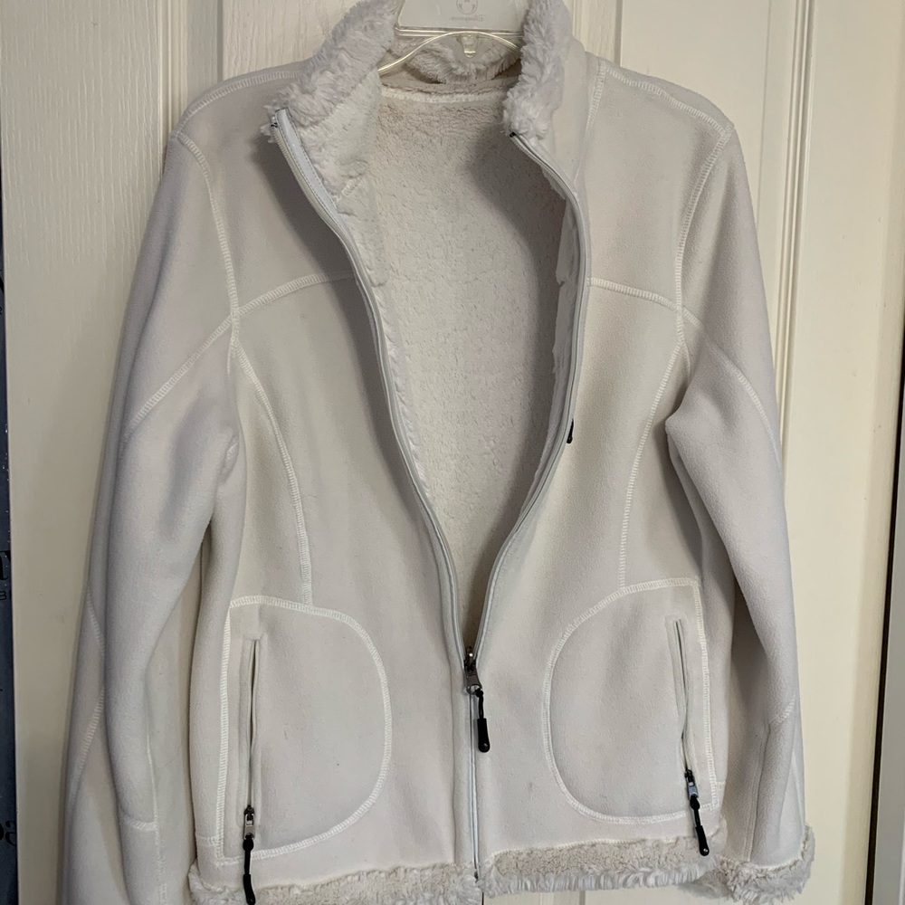 Women’s Super Soft Fluffy White Jacket